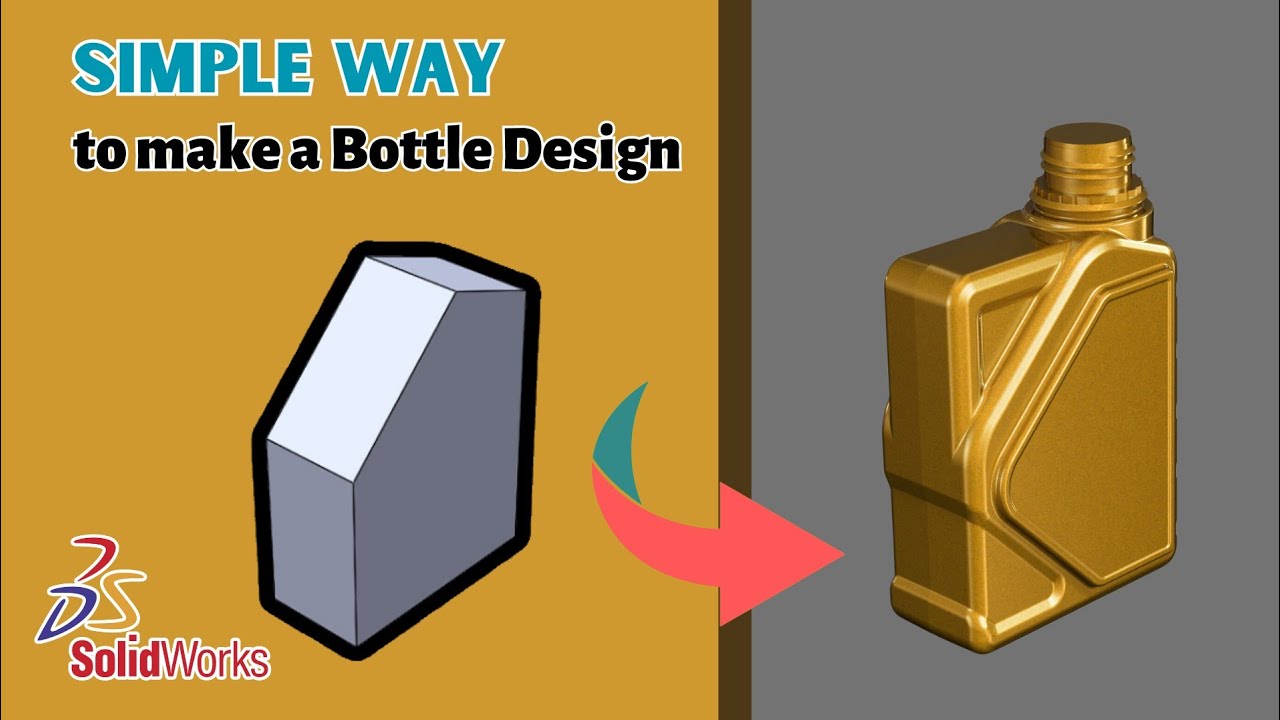 SOLIDWORKS Advanced Modeling — Емкость с моторным маслом