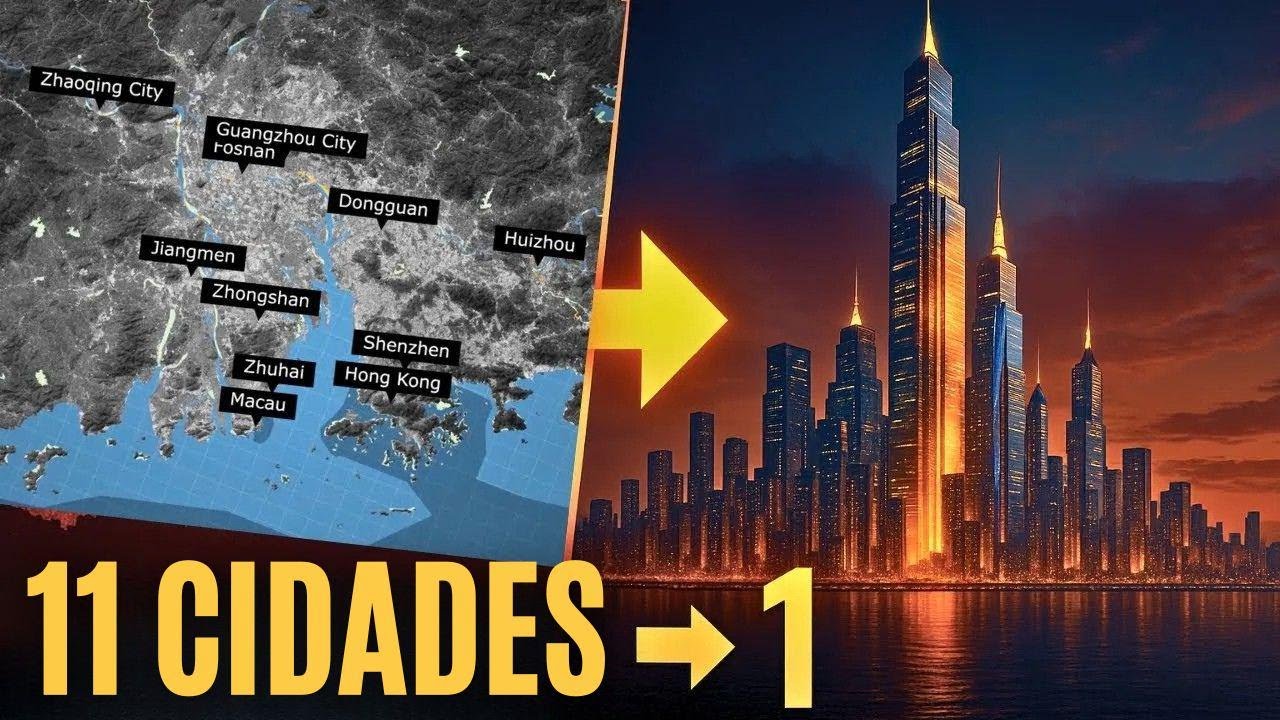 Como a China est&aacute; transformando 11 cidades em uma megacidade