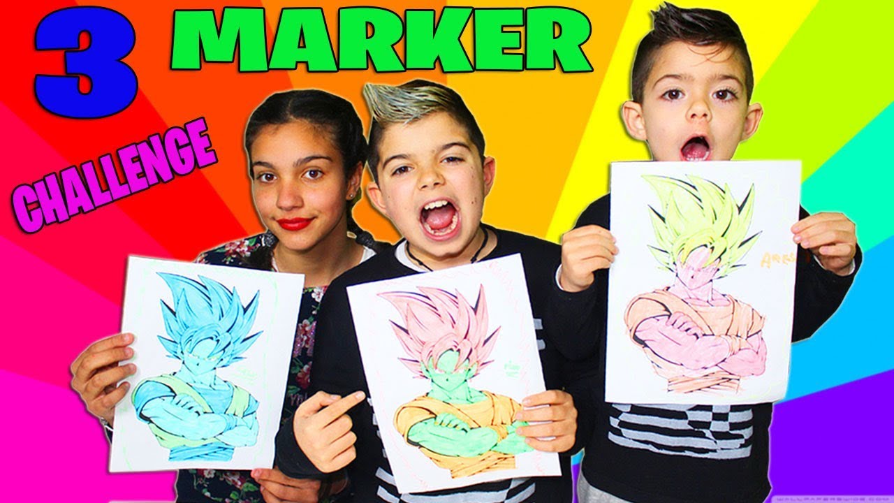 3 MARKER CHALLENGE #1  !!! Con Salka