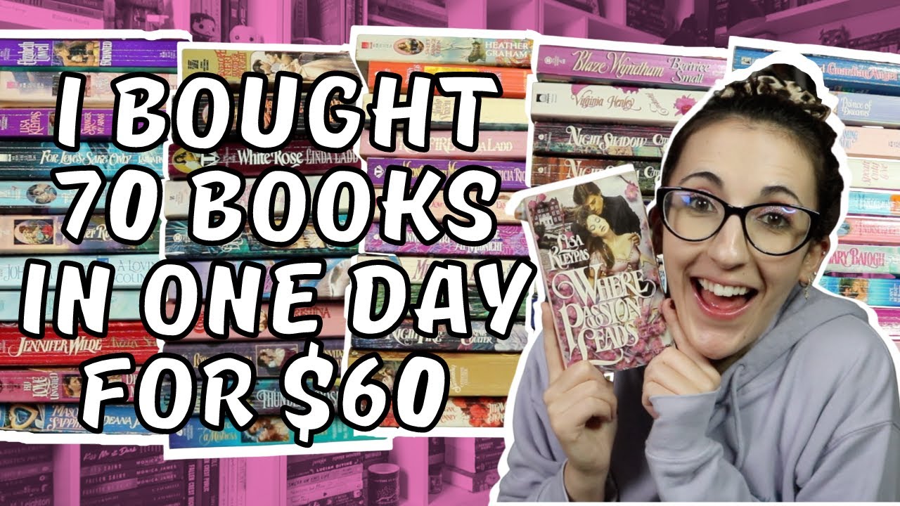 I Went to an Estate Sale and Bought 70 Romances for $60 | Book Haul