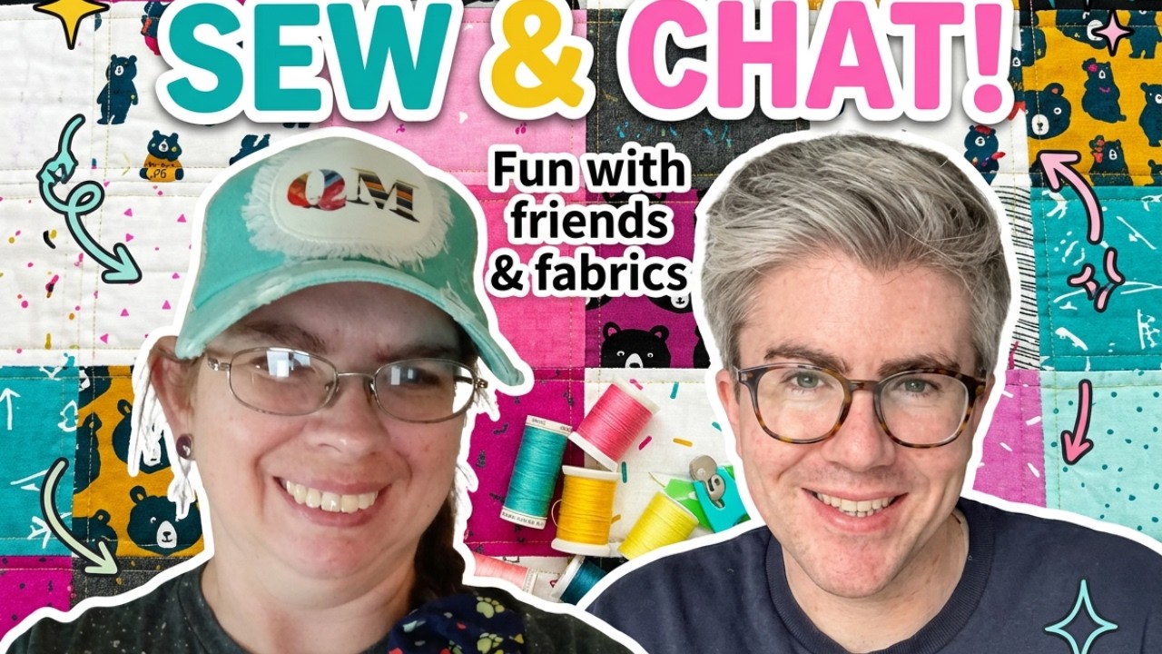Come hang out with Brendan from @MisterQuilter  and I #fpp #foundationpaperpiecing