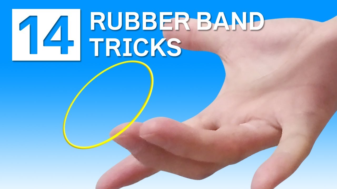 14のインパクト！キミがまだ知らない輪ゴムマジック【種明かし】Rubber band magic tricks