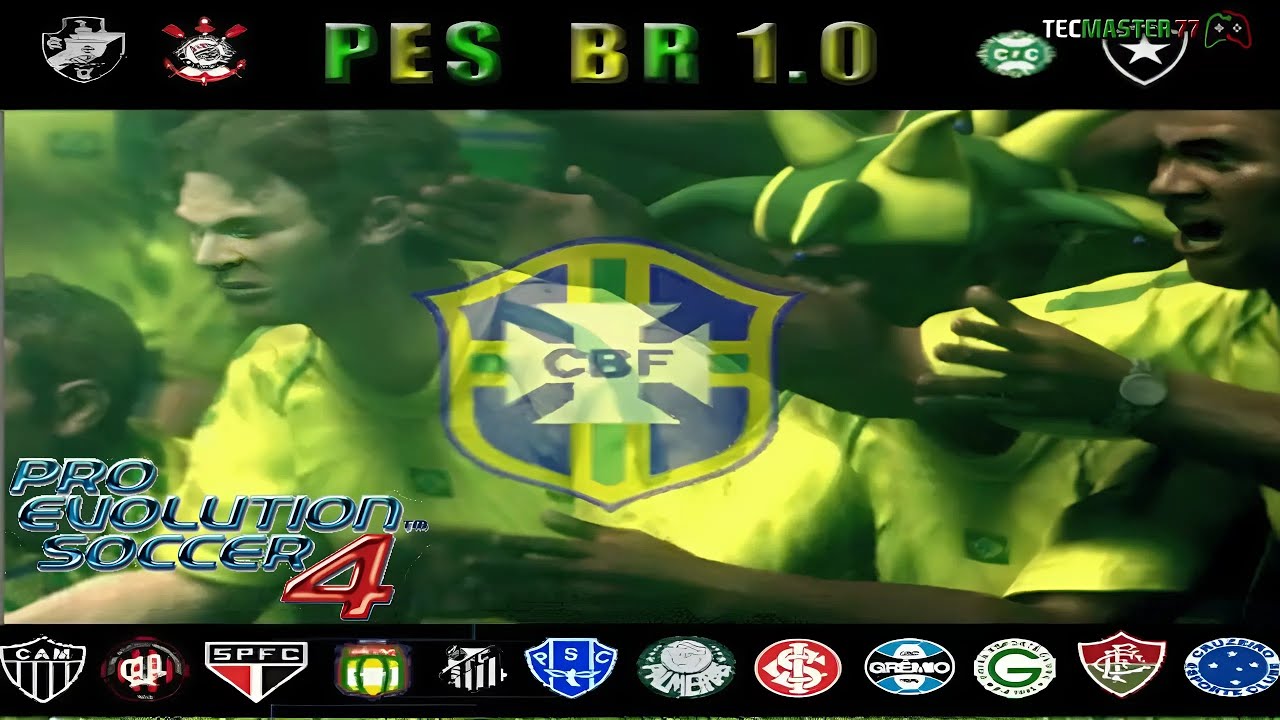 PATCH COM EQUIPES E SELE&Ccedil;&Otilde;ES CL&Aacute;SSICAS - PES 4