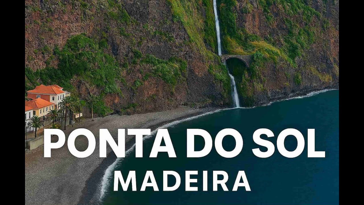 Ponta do Sol Beach - Madeira | Cascata do Mito Drone 4K Turismo