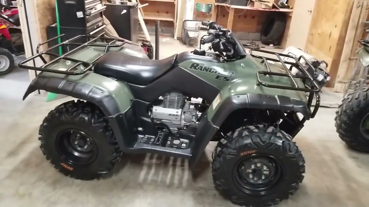 2000 Honda Rancher 350 ES, drive and shift test.  Top speed?