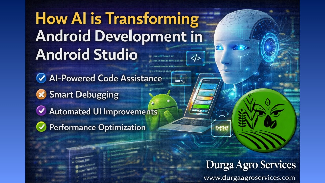 Android Studio & AI || Smart Solutions for Every Assignment || #DurgaAgroServices