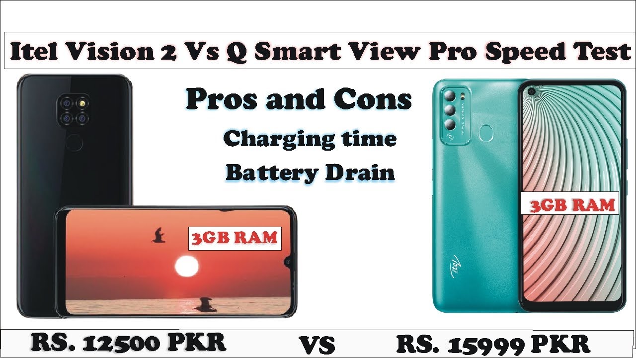 q smart view pro vs itel vision 2 speed test | itel vision 2 vs q smart view pro speed test