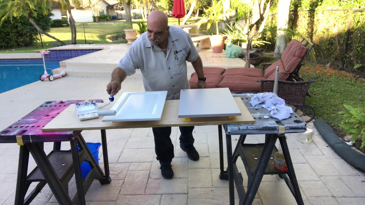 Can you paint thermofoil cabinets 1 of 2