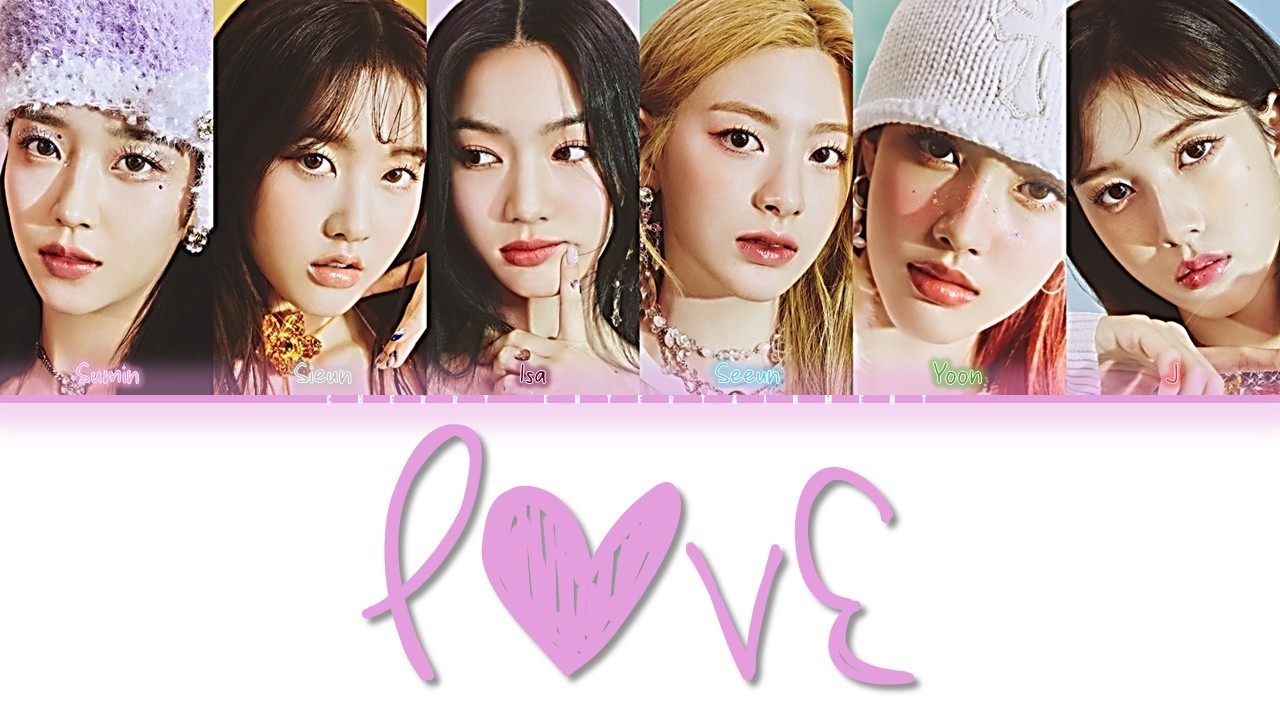 [HAN/ROM/ENG/FR] LOVE - STAYC(스테이씨) Color Coded Lyrics ENG SUB VOSTFR + LINE DISTIBUTION