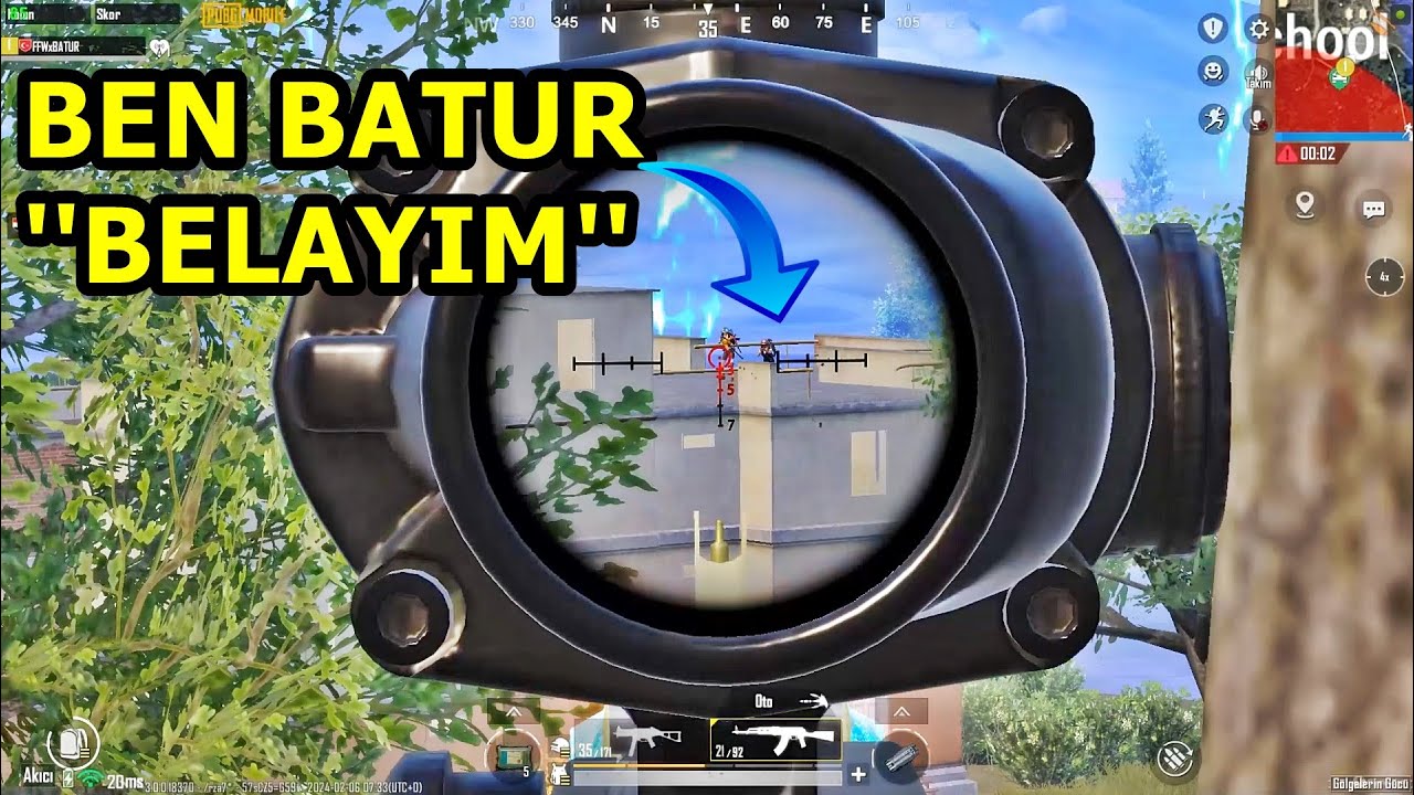 BEN BATUR  BELAYIM ! ERANGEL & LİVİK SOLO SQUAD PUBG MOBİLE