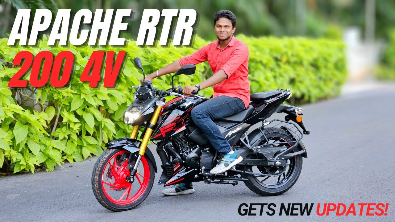 TVS Apache RTR 200 4v - The Best Gets Even Better Now! | MotoRush Tamil