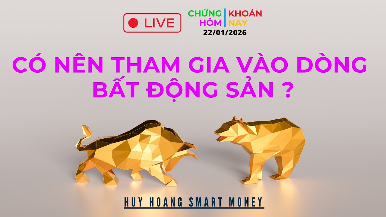 Chứng khoán Hôm Nay | Nhận định thị trường: Có Nên Tham Gia Vào Dòng Bất Động Sản ?