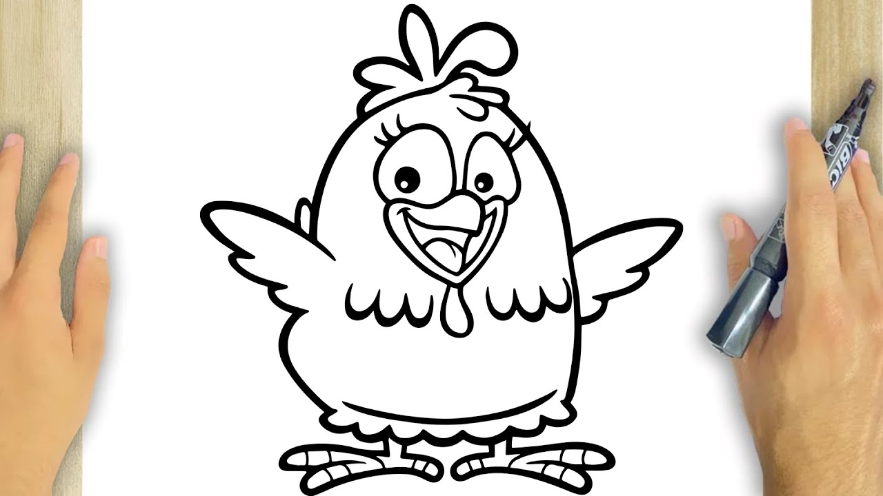 COMO DESENHAR A GALINHA PINTADINHA