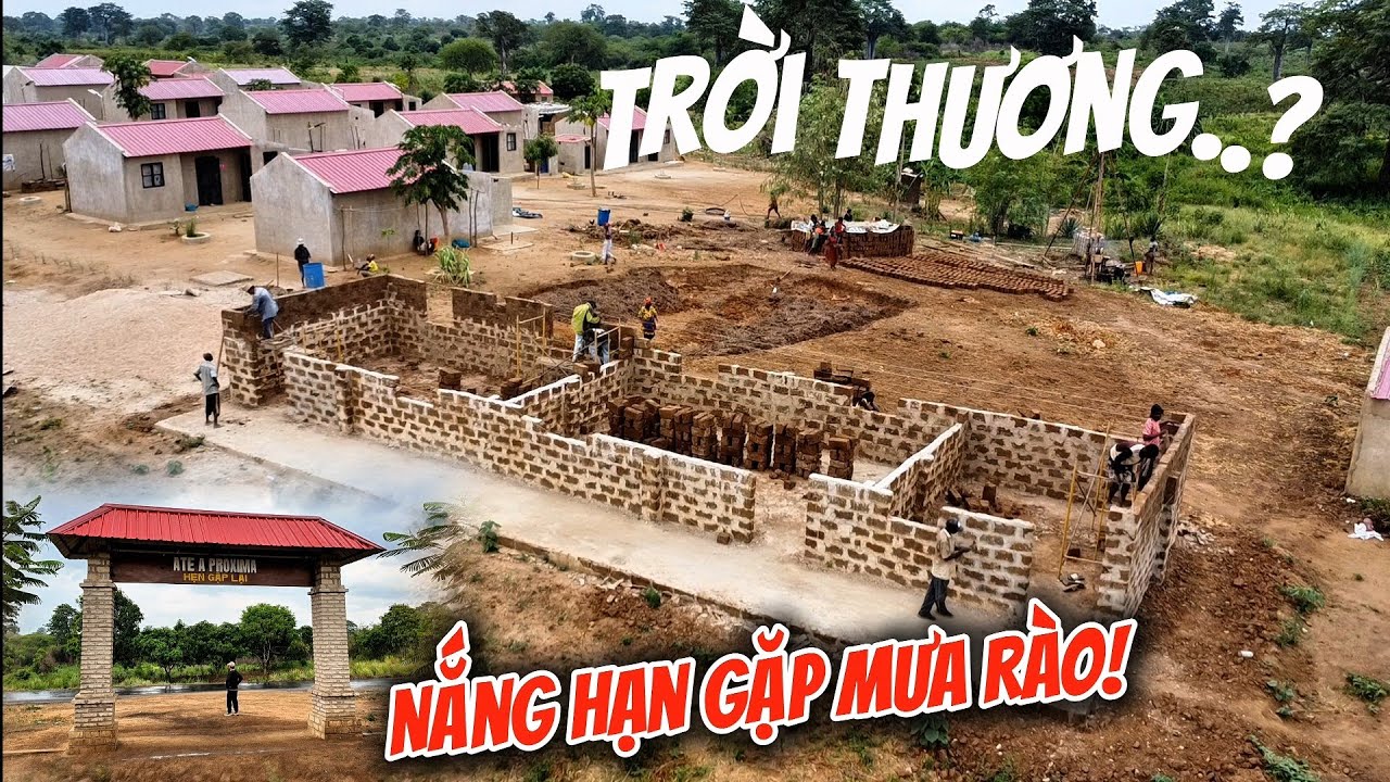 Cả Bản Đổ Ra Xây Trường – Cơn Mưa Bất Ngờ Sau 1 Tháng Khô Hạn Gây Sốc! | Huy Khánh Vlogs
