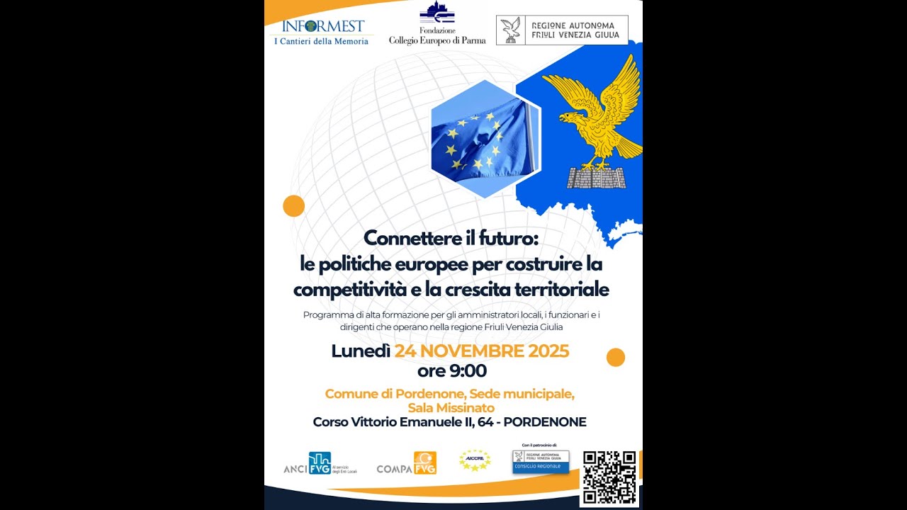 Seminario sulle politiche europee per costruire la competitività e la crescita territoriale