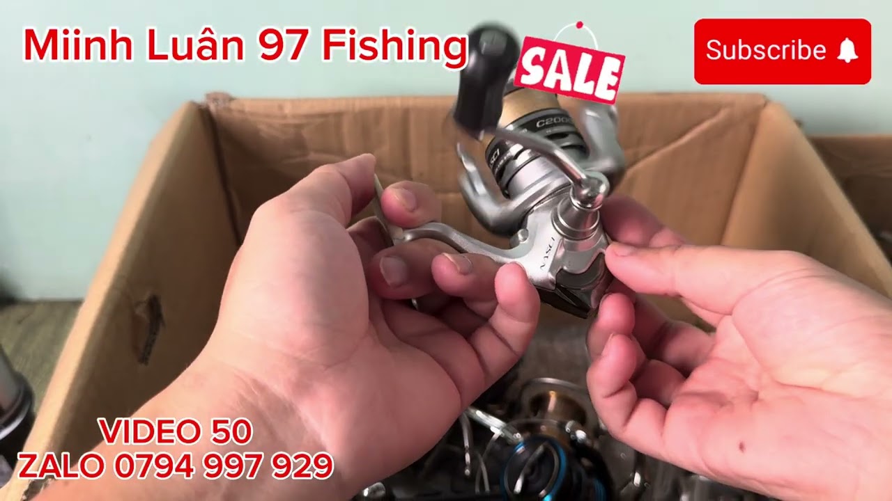 VIDEO 50. còn ít máy shimano daiwa ae chọn lựa 🎣🎣🐟🐟🦐🦐