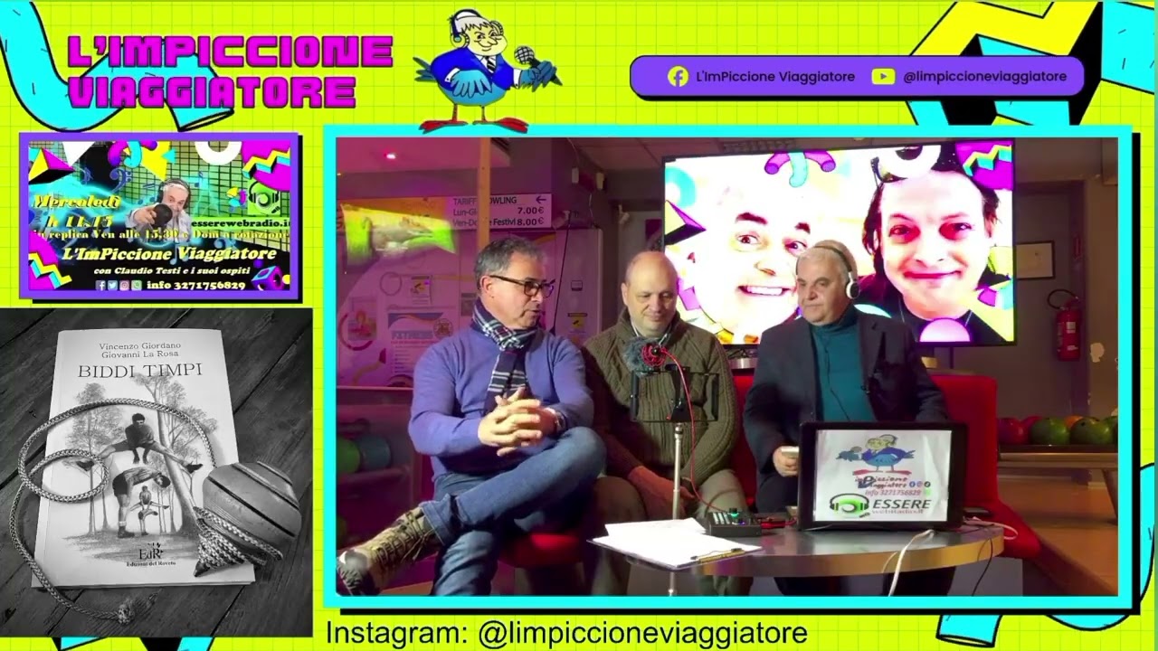 🔴 L'ImPiccione Viaggiatore del 14.1.2026 - Intervista a Vincenzo Giordano e Giovanni La Rosa 