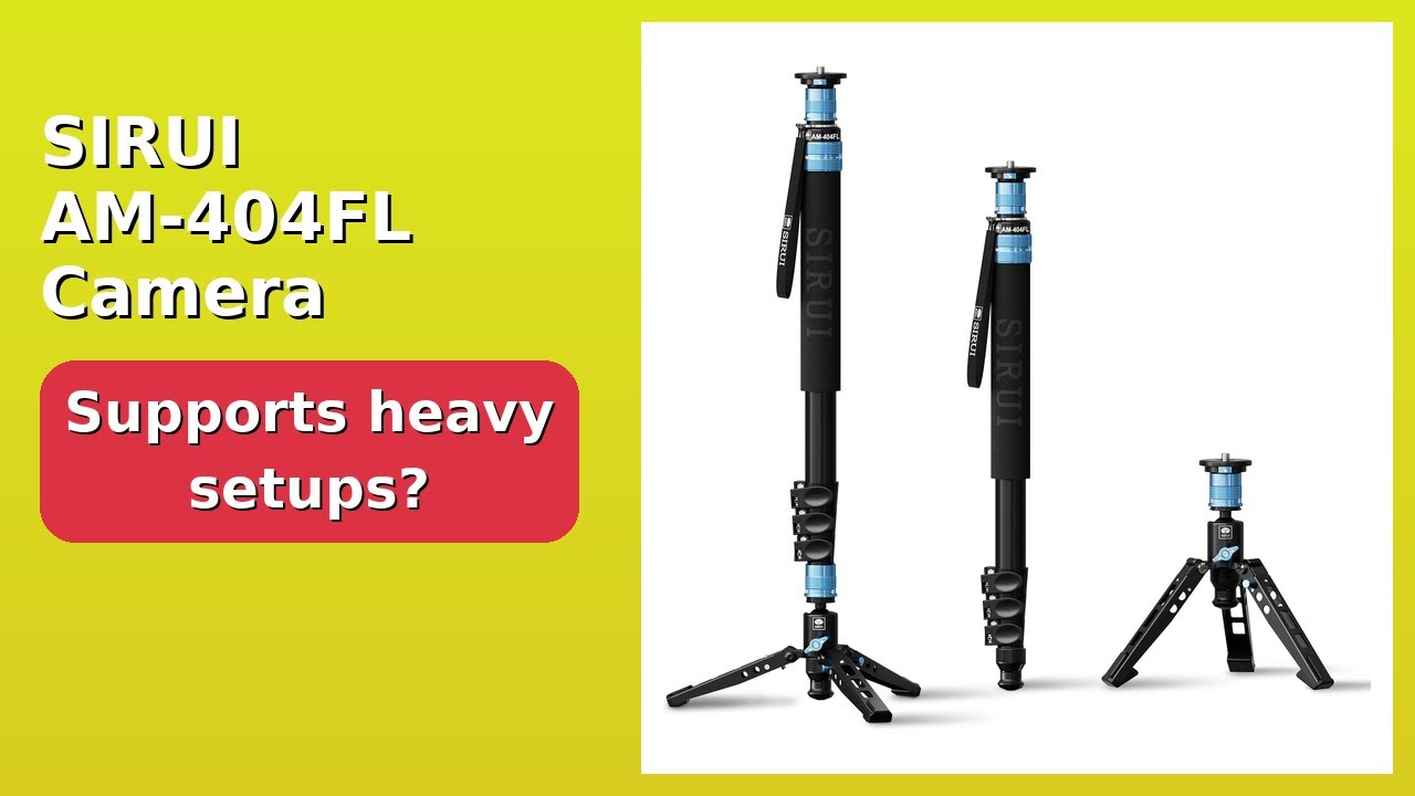 REVIEW (2026): SIRUI AM-404FL Camera Monopod. Features.