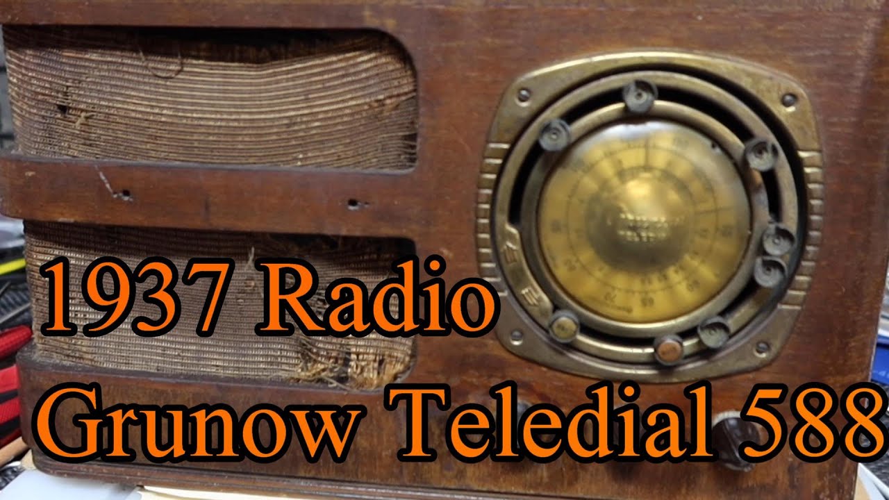 Let's Work on a 1937 Grunow Teledial 588!  Part 1