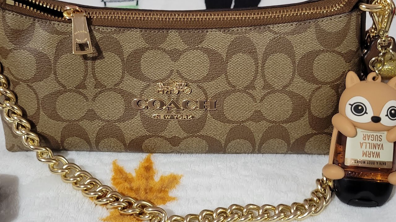 Whats in my Coach Charlotte Bag 🤎🍁