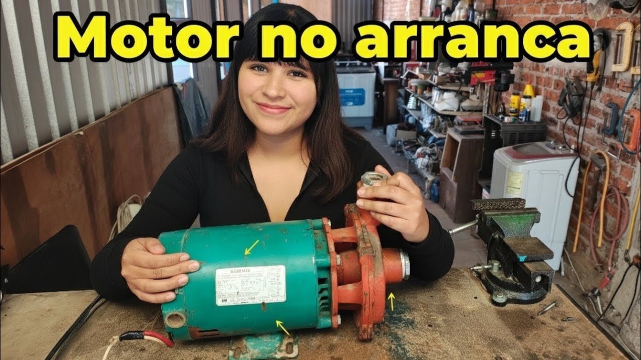 Bomba centrífuga de motor Siemens no arranca y solo vibra