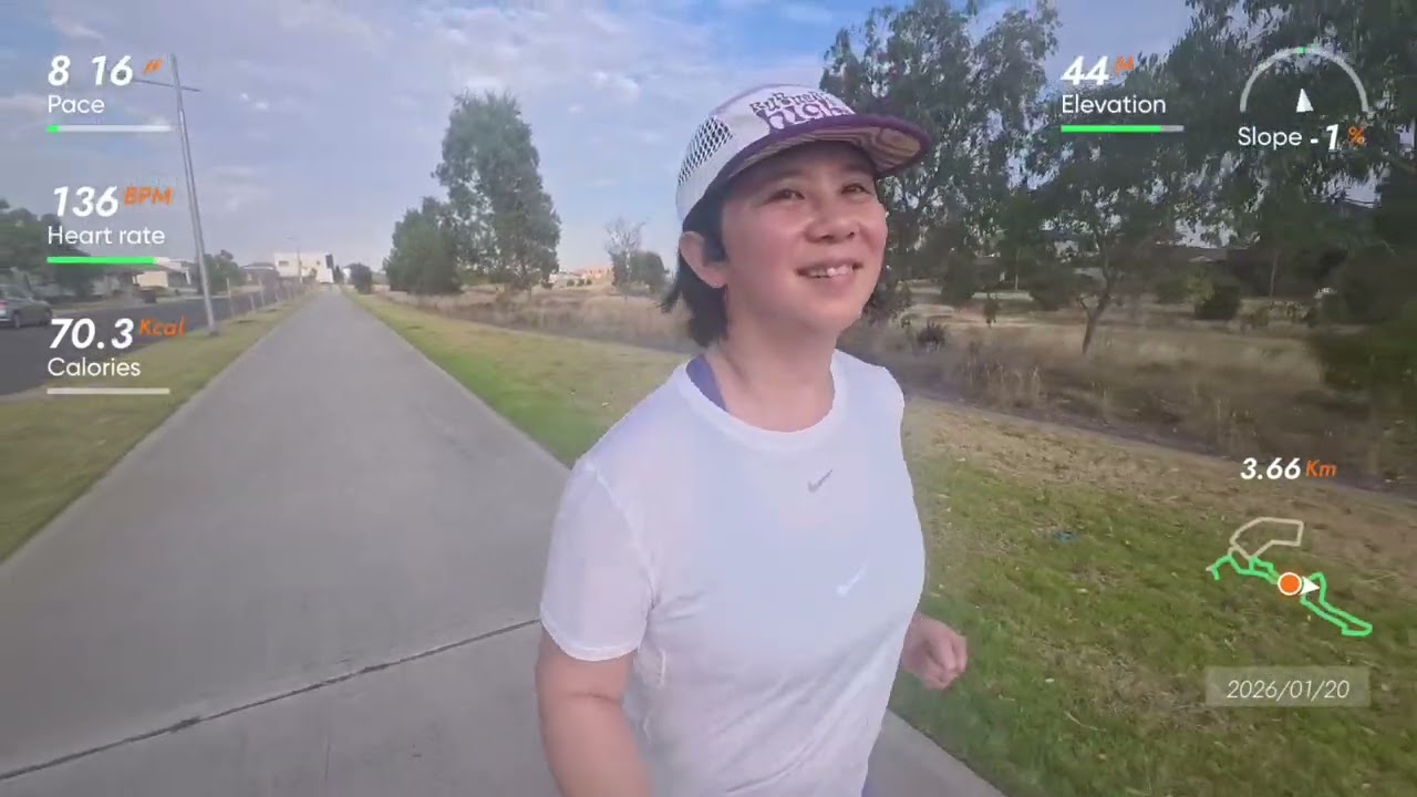POV Easy Run | 8K Zone 2 | Week 2/25 | ASICS Gold Coast Marathon 2026