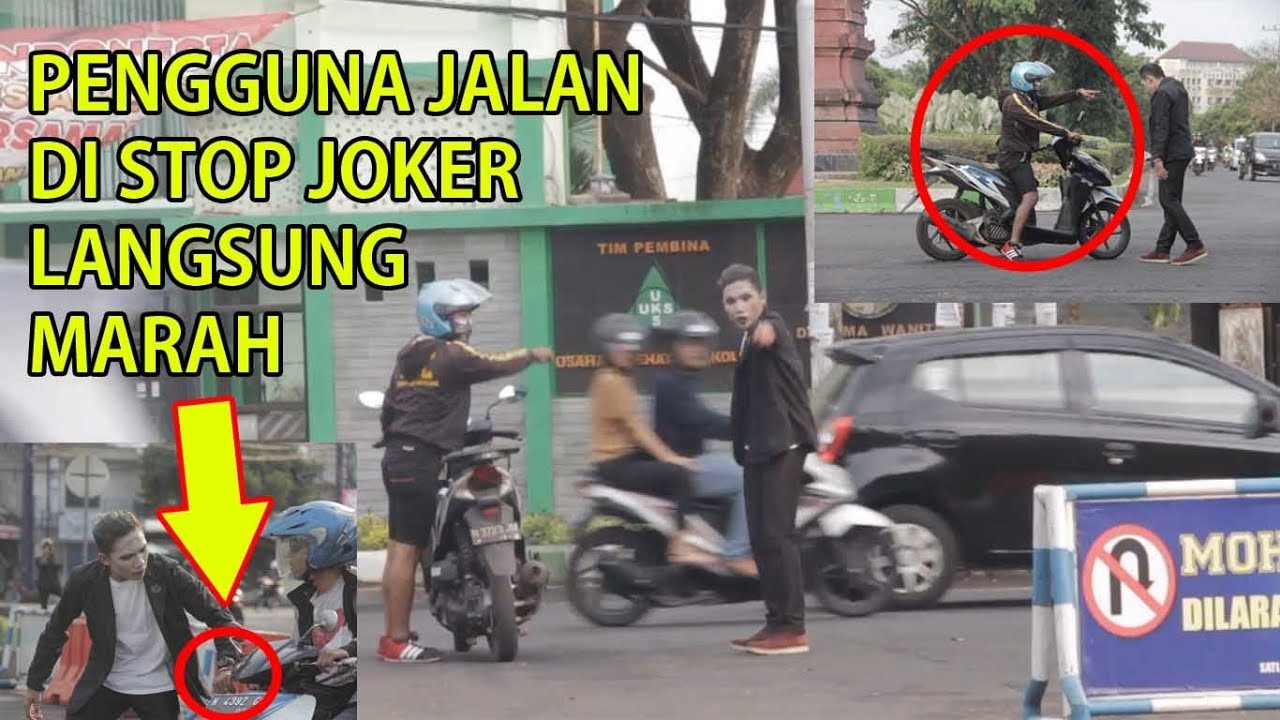 POLISI GAK ADA, JOKER Turun ATUR LALU LINTAS SAMPEK DI MAKI MAKI PENGENDARA - KOTA MALANG - BANGZIZZ