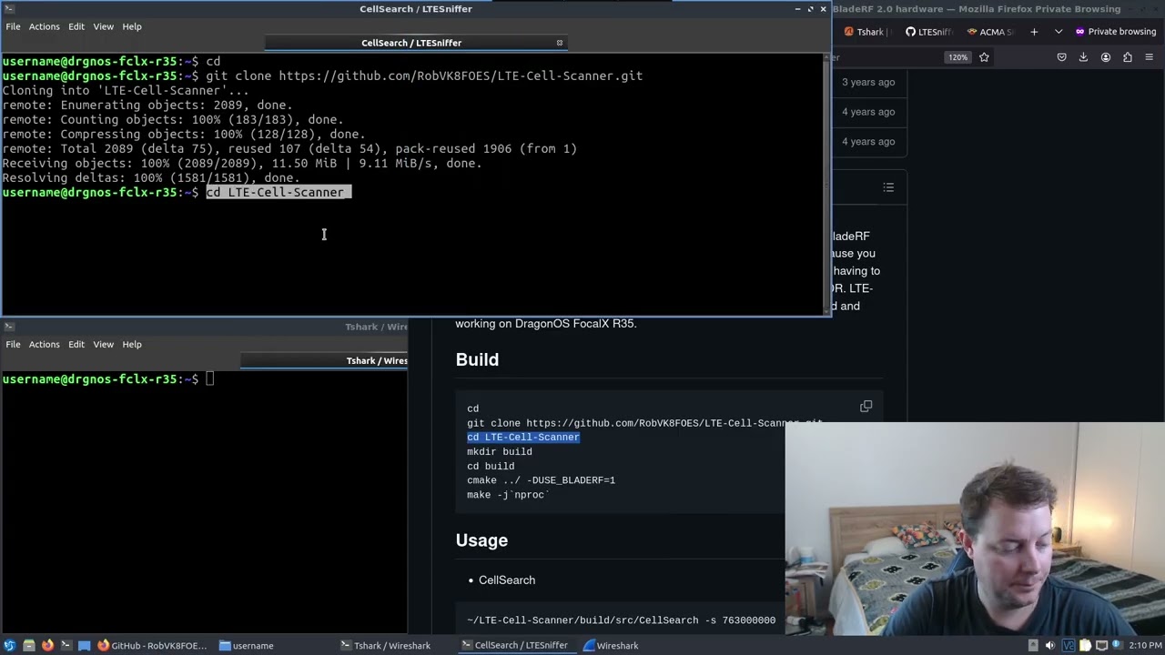 LTESniffer: How To Install And Configure A Practical 4G Downlink Decoder In DragonOS FocalX