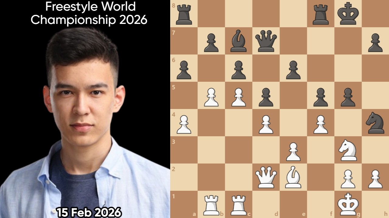 Vincent Keymer vs Nodirbek Abdusattorov | FIDE Freestyle Chess World Championship 2026 | Round-2.2