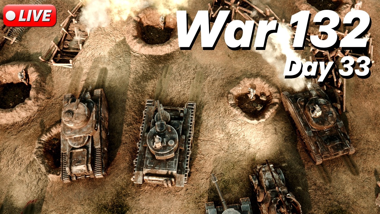 🔴 FOXHOLE AIRBORNE // WAR 132 - DAY 33 // WARDEN FRONTLINE // LIVE GAMEPLAY
