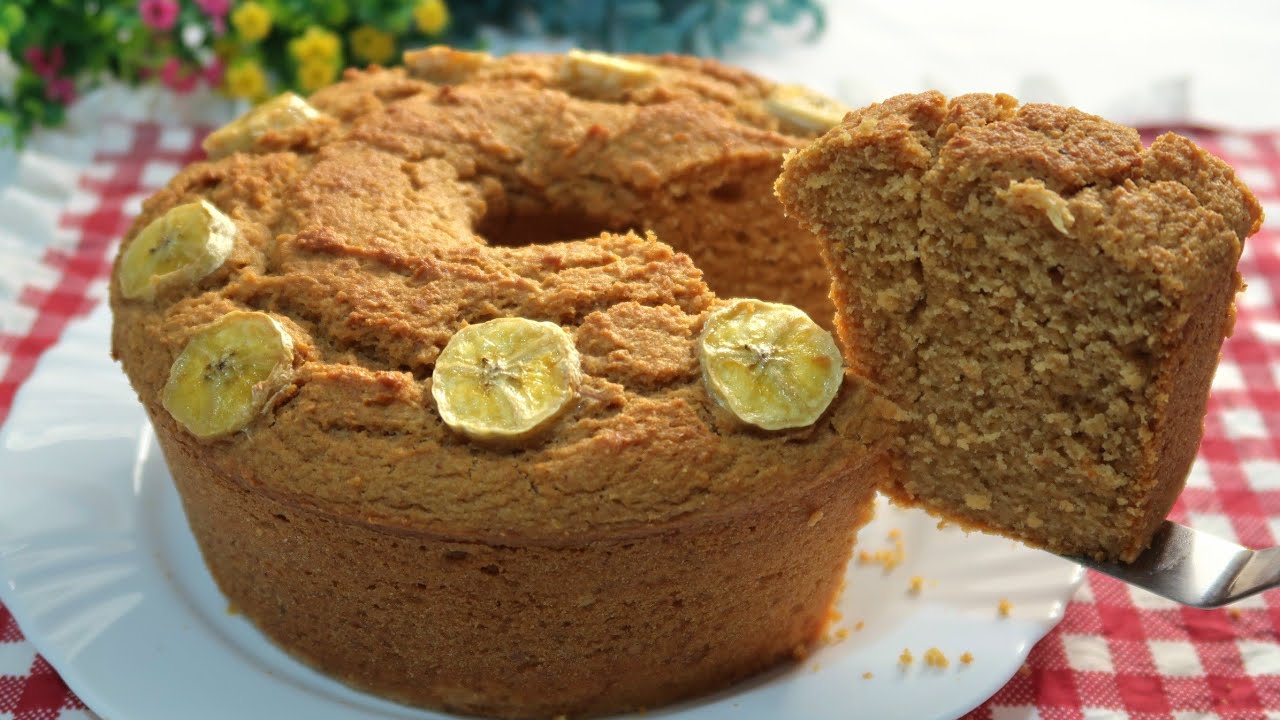 Dizem que esse é o BOLO de BANANA mais fofinho por causa da FARINHA DE ROSCA 😱