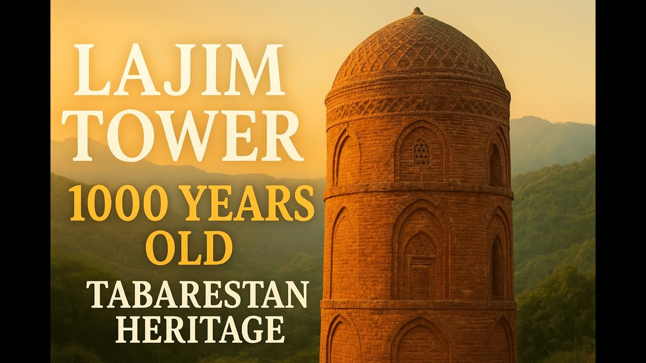 1000-Year-Old Lajim Tower 🏛️ | Ancient Bawandian Dynasty Monument in Northern Iran #iran #irantour