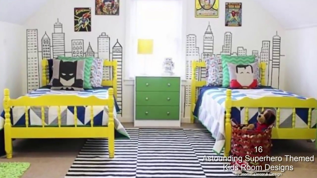 16 Astounding Superhero Themed Kids Room Designs That Everyone Need To See