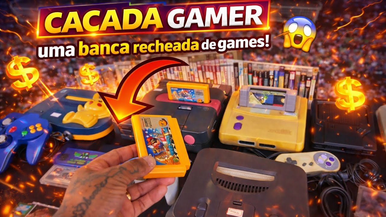 CAÇADA GAMER  uma banca recheada de games ps5 ps3 muitos jogos FEIRA DO ROLO PRAÇA 15 Rio de Janeiro