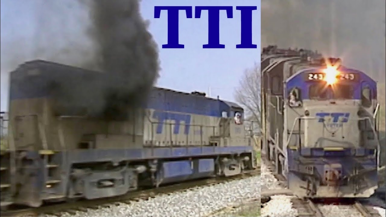 Smoky U28Bs on Coal Trains! - Transkentucky Transportation Railroad (TTI)