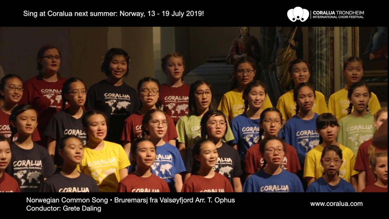 Coralua 2018 • Bruremarsj fra Valsøyfjord Arr  T  Ophus • Norwegian Common Song