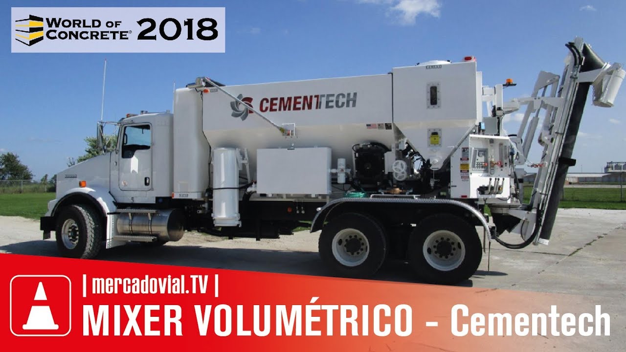 NUEVO: Mixer Volumétrico Cementech C-60 - World of Concrete 2018