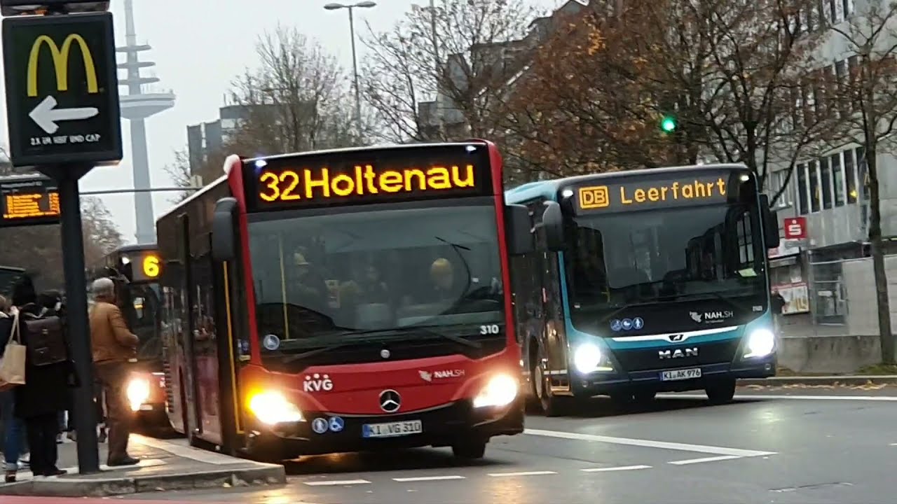 KVG 🚌Kieler Verkehrs Gesellschaft 🚌Linie Bus 22  Ab Hauptbahnhof 🚙🚲🚕  Bis Johann_Fleck Str