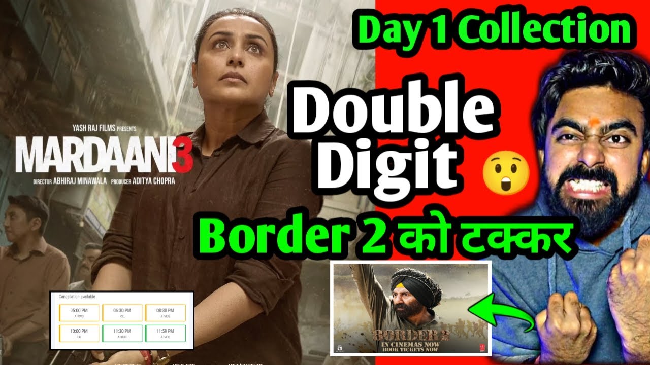 MARDAANI 3 DAY 2 COLLECTION WORLDWIDE | MARDAANI 3 COLLECTION DAY 2 | ADVANCE BOOKING | BORDER 2