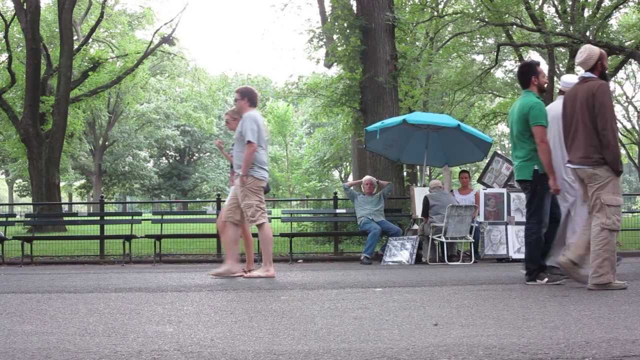Central Park People Watching