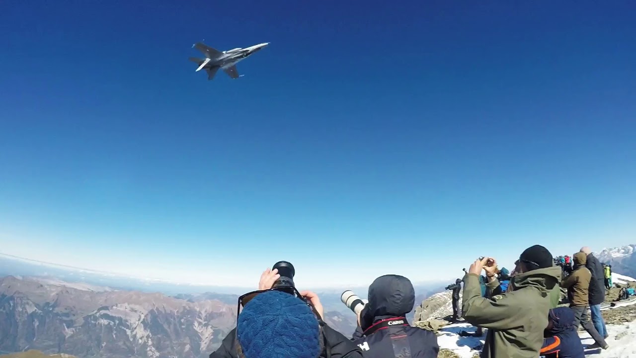 INSANITY OVER OUR HEADS :) -- AXALP 2017 - crazy Flybys & Flyovers
