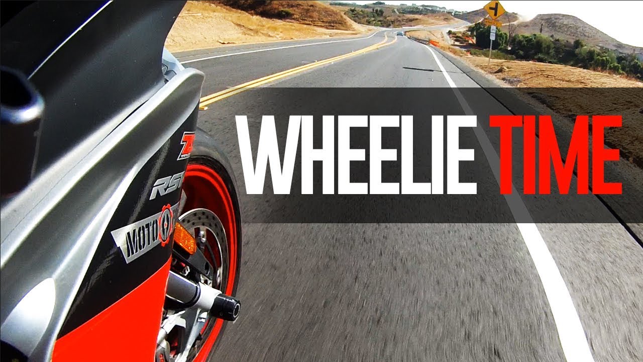 Целый день катаюсь на заднем колесе своего RSV4