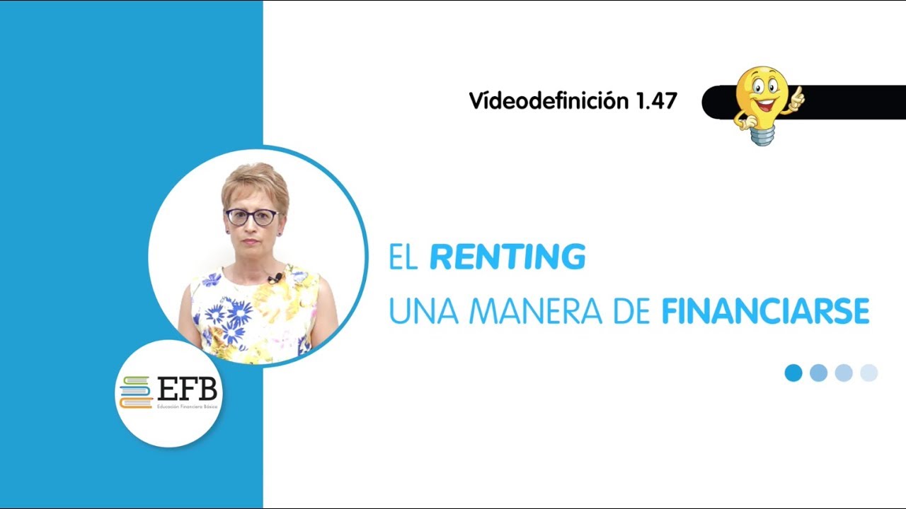 El Renting, una manera de financiarse.