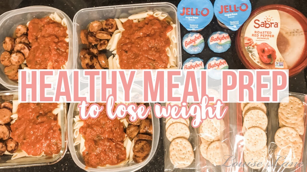 HEALTHY MEAL PREP TO LOSE WEIGHT | COOK WITH ME | TURKEY SAUSAGE PASTA BOWLS