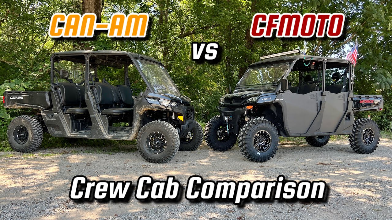 Сравнение и обзор CFMOTO UFORCE 1000 и Canam Defender HD10