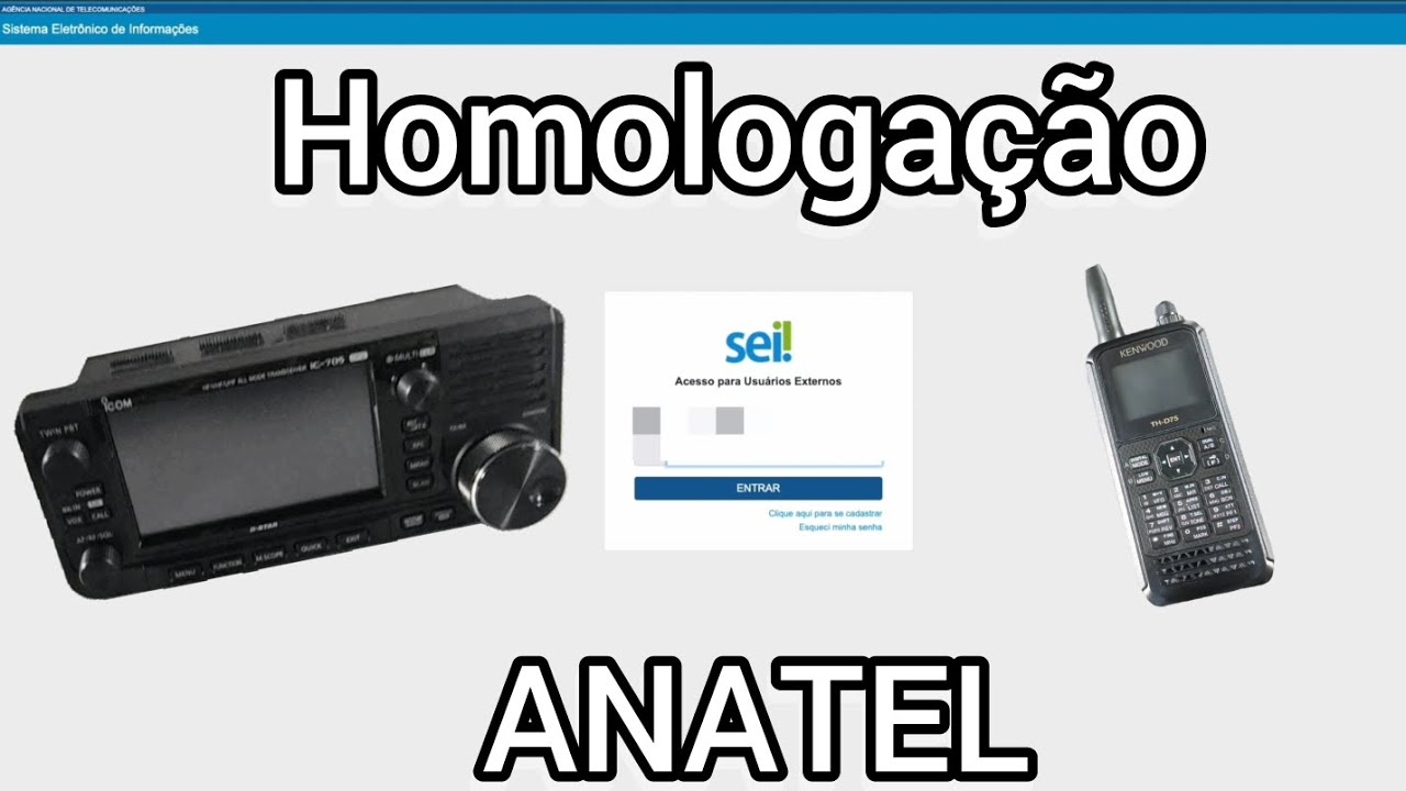 Homologação de Radio Transceptor na ANATEL em menos de 5 minutos para Radioamadores [Agora é no SEI]