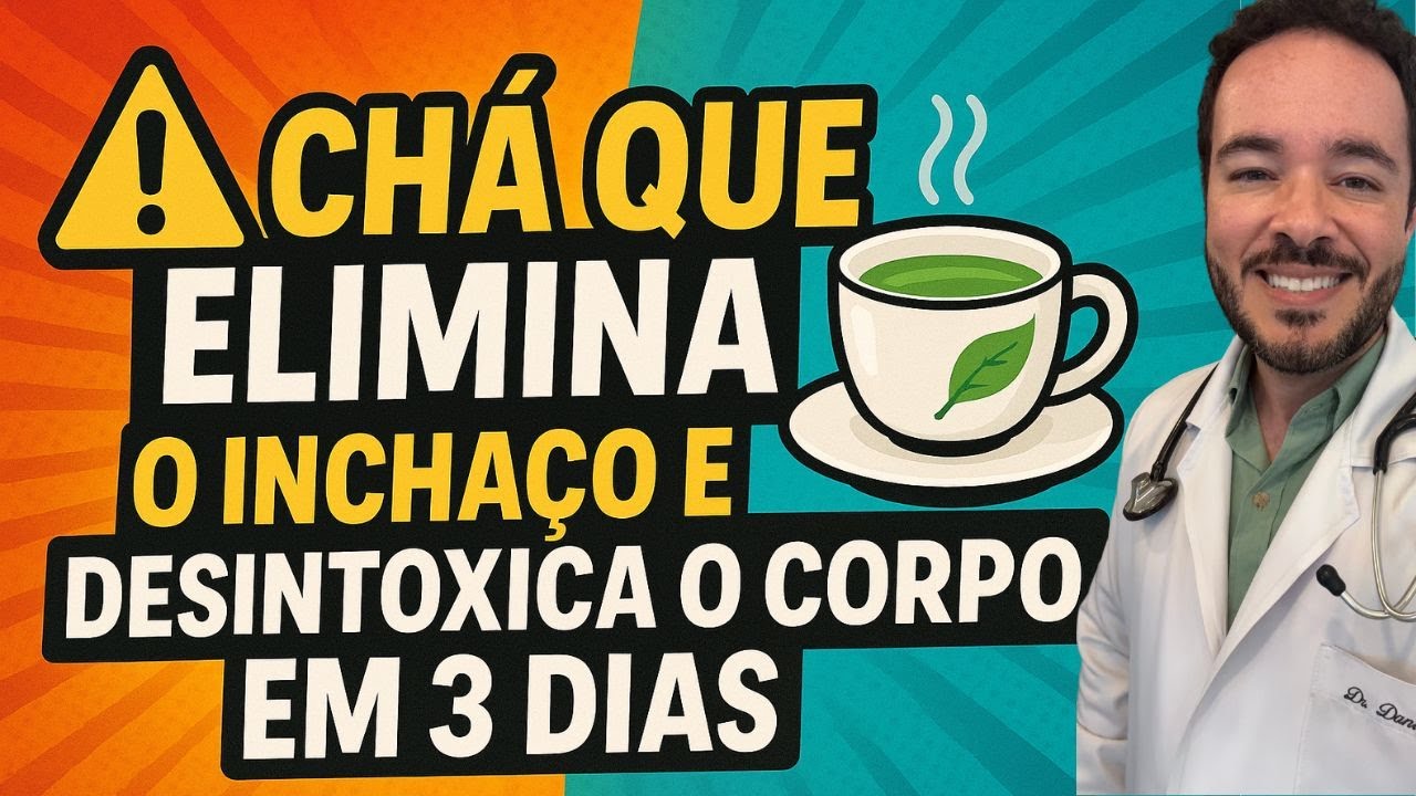 Chá que elimina o inchaço e desintoxica o corpo em 3 dias