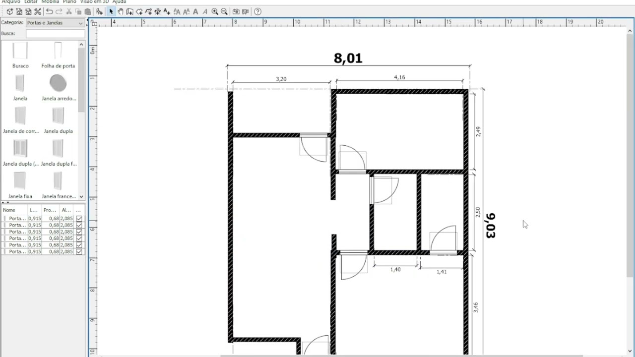 8x9 2 bedroom house plan