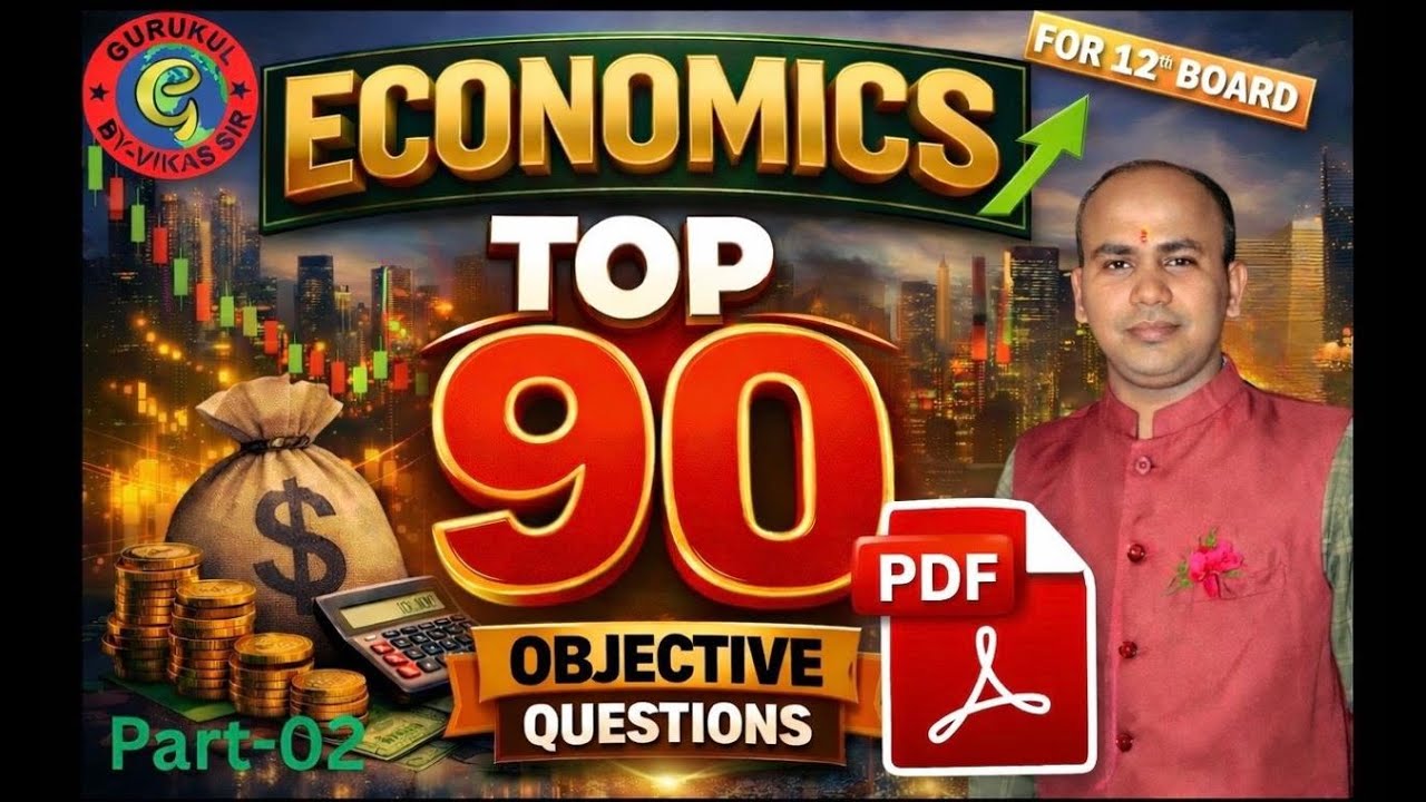 TOP 90 MACRO ECONOMICS Important Questions | Class 12 | JAC Board |