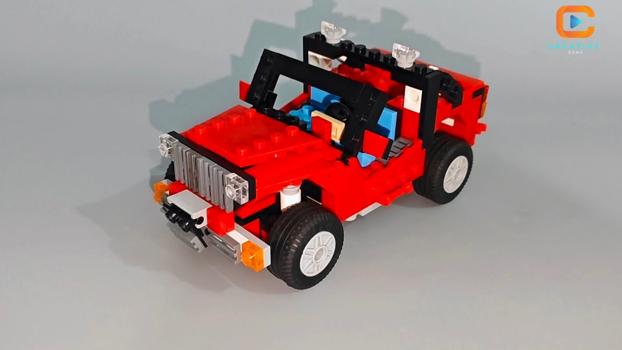 How To Build a LEGO Off Roader | Jeep |Architect Bricks 3110 | Building Blocks Instructions | Diy